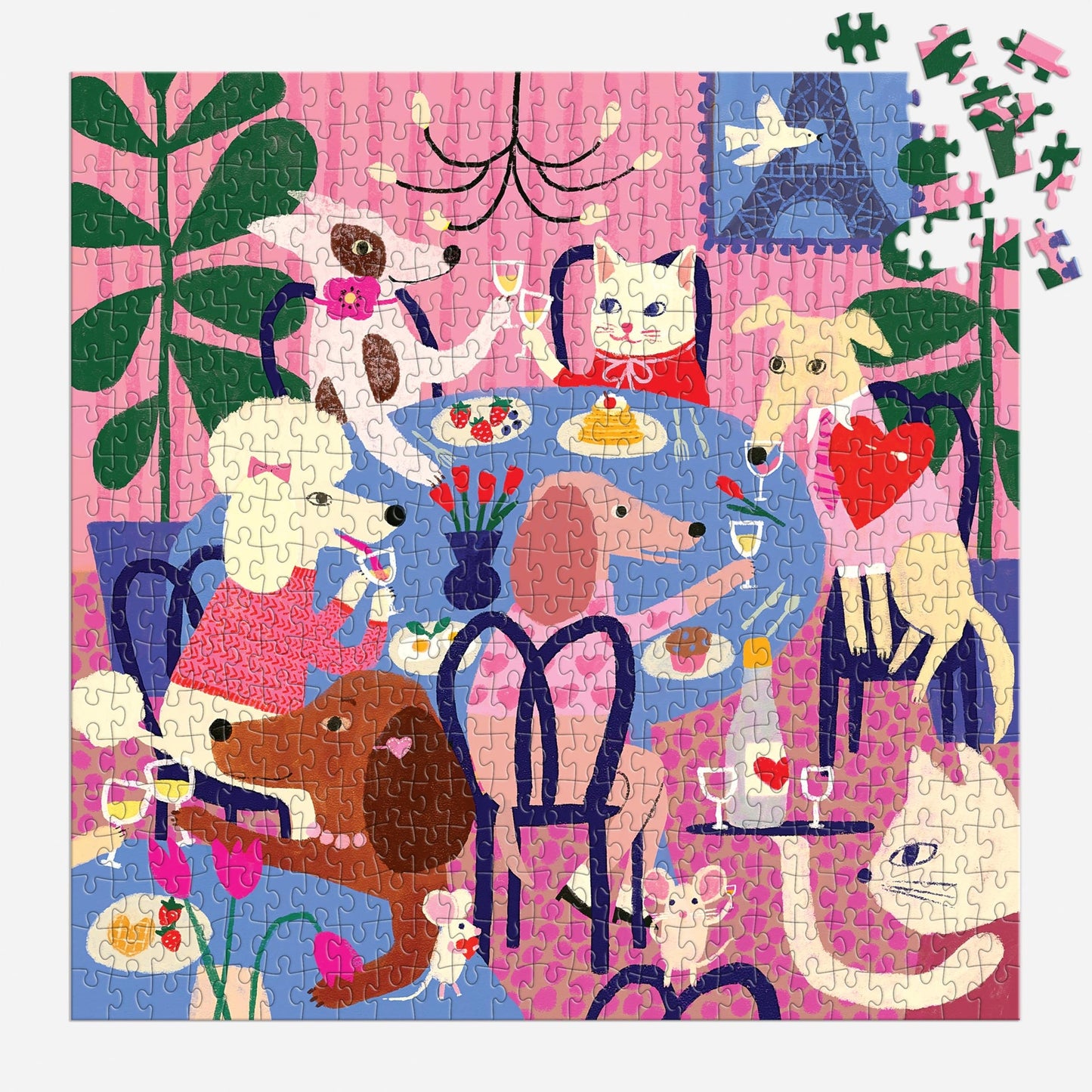 Paws For Love 500 Piece Puzzle