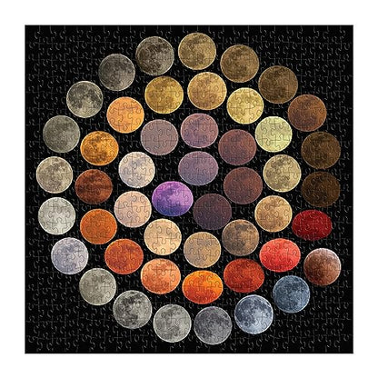 Colors of the Moon 500 Piece Puzzle