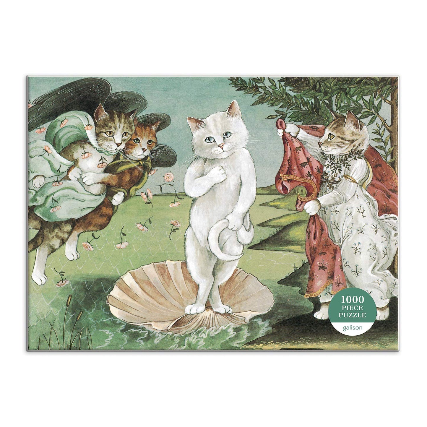 Birth of Venus Meowsterpiece of Western Art Puzzle: 1000 Pieces