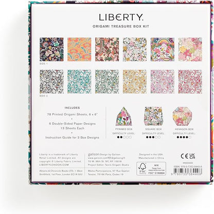 Liberty Origami Treasure Box Kit