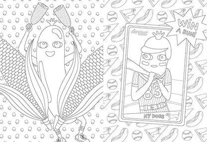 The Hot Dog Coloring and Activity Book