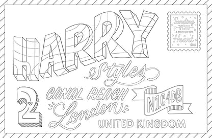 Colour In Harry: A Unofficial Harry Styles Colouring and Sticker Book