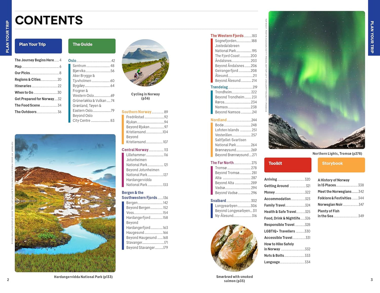 Lonely Planet Norway: Detailed Itineraries