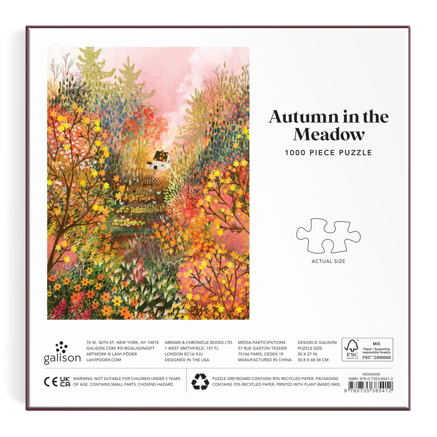 Autumn In The Meadow – 1000 Piece Jigsaw Puzzle