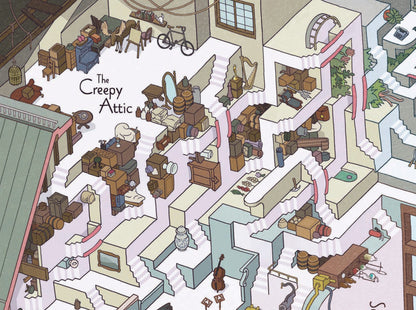 Murdle in the Mystery Mansion 500-Piece Jigsaw Puzzle