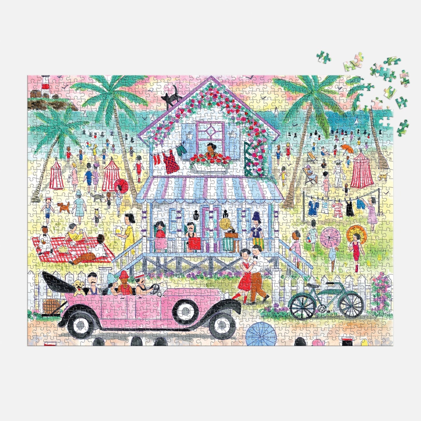 Michael Storrings Roaring 20s Beach House 1000 Piece Puzzle