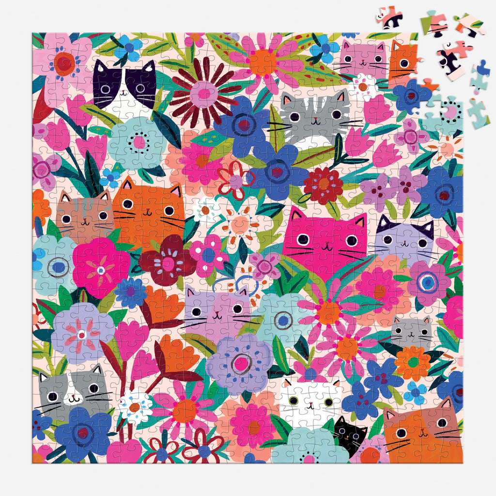 Blooming Cats 500pc Family Puzzle
